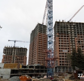 Ход строительства дома 4 в ЖК Никс Про на Лесопарковой -