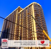 Ход строительства дома Литер 8 в ЖК Сердце Ростова 2 -