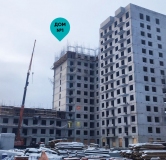 Ход строительства дома 1 в ЖК Новые Горизонты на Советской -