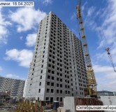 Ход строительства дома корпус 2.3 в ЖК Октябрьская Набережная -