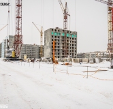 Ход строительства дома 11 в ЖК Родные росы -