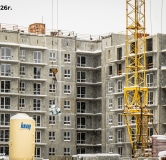 Ход строительства дома 9, 1 этап в ЖК Родные росы -