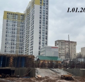 Ход строительства дома секция 1 в ЖК Нью Лайф -
