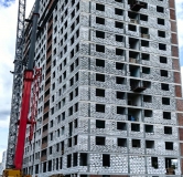 Ход строительства дома блок А в ЖК Лазурный -