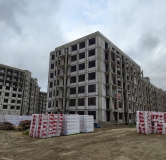 Ход строительства дома Позиция 7 в ЖК Кипарис -