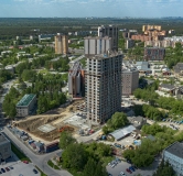 Ход строительства дома секция 2, 2.1 в ЖК Пульсар -