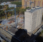 Ход строительства дома 2 в ЖК Квартал на Российской -