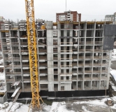 Ход строительства дома 1 в ЖК Контрасты -