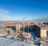 Ход строительства дома № 3.3, блок 1-3 в ЖК Мята -