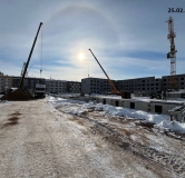 Ход строительства дома 4 в ЖК Новая Пермь -