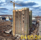 Ход строительства дома № 5.2 в ЖК Новоостровский -
