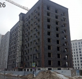 Ход строительства дома 18-19 Марципан в ЖК СМАРТ квартал Пряничная слобода -