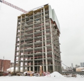 Ход строительства дома 1 в ЖК Пайер -