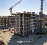 Ход строительства дома 23, ГП-72.106 в ЖК Мириады -