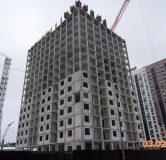 Ход строительства дома Позиция 10 в ЖК Яблоневые сады -