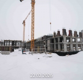 Ход строительства дома 1827 (ГП-75) в ЖК Беринг -