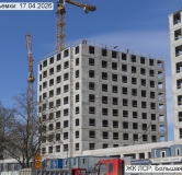 Ход строительства дома 3А.1 в ЖК ЛСР.Большая Охта -