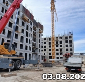 Ход строительства дома 1 в ЖК 1661 -