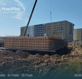 Ход строительства дома 3 в ЖК НовоМир -