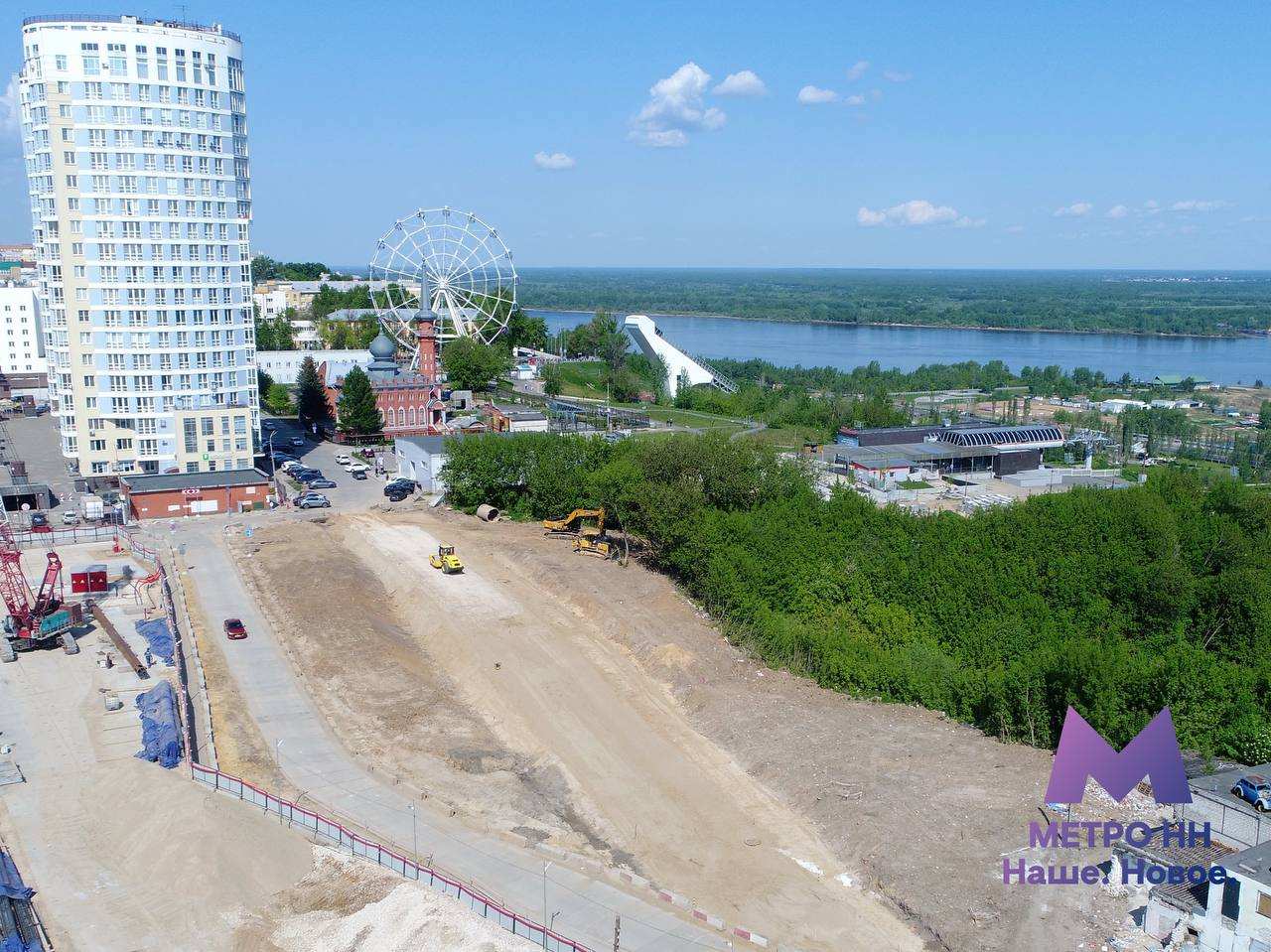 Объездную дорогу у строящейся станции метро «Сенная» в Нижнем Новгороде закроют до 28 мая - фото 1