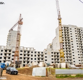 Ход строительства дома 6 в ЖК Медовый -