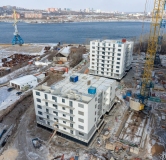 Ход строительства дома 7, строение 1 в ЖК КБС Берег -