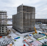 Ход строительства дома № 2 (1714) в ЖК Сибирский -