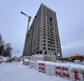 Ход строительства дома блок А в ЖК Лазурный -