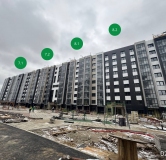 Ход строительства дома 7, секция 7.1, 7.2 в ЖК Авиатоr -