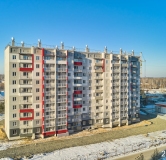 Ход строительства дома 13 в ЖК Вишневая Горка -