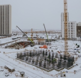 Ход строительства дома 10, корпус 2 в ЖК Остров-сад -