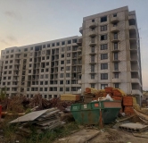 Ход строительства дома 140Б, 1 этап (поз.1,2) в ЖК Оникс -