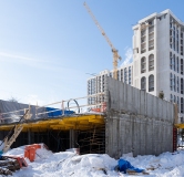 Ход строительства дома 1 в ЖК Миры -