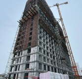 Ход строительства дома 1 в ЖК Роща -