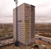 Ход строительства дома № 5, 1 этап в ЖК Новая Жизнь - Львовская -