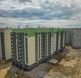 Ход строительства дома 5 в ЖК Шишкин -