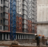 Ход строительства дома № 62/1, поз. 1 в ЖК Панорама на Театральном -