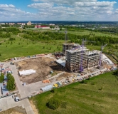 Ход строительства дома 1-4 в ЖК Зеленый Город -