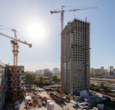 Ход строительства дома 1 в ЖК Страна. Тополёвая -