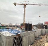 Ход строительства дома 14 в Клубный дом О4 -