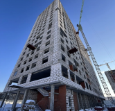 Ход строительства дома блок А в ЖК Лазурный -