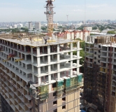 Ход строительства дома 12, корпус 2 в ЖК Тетрис -