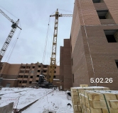 Ход строительства дома 32 в ЖК По ул. Шашина -