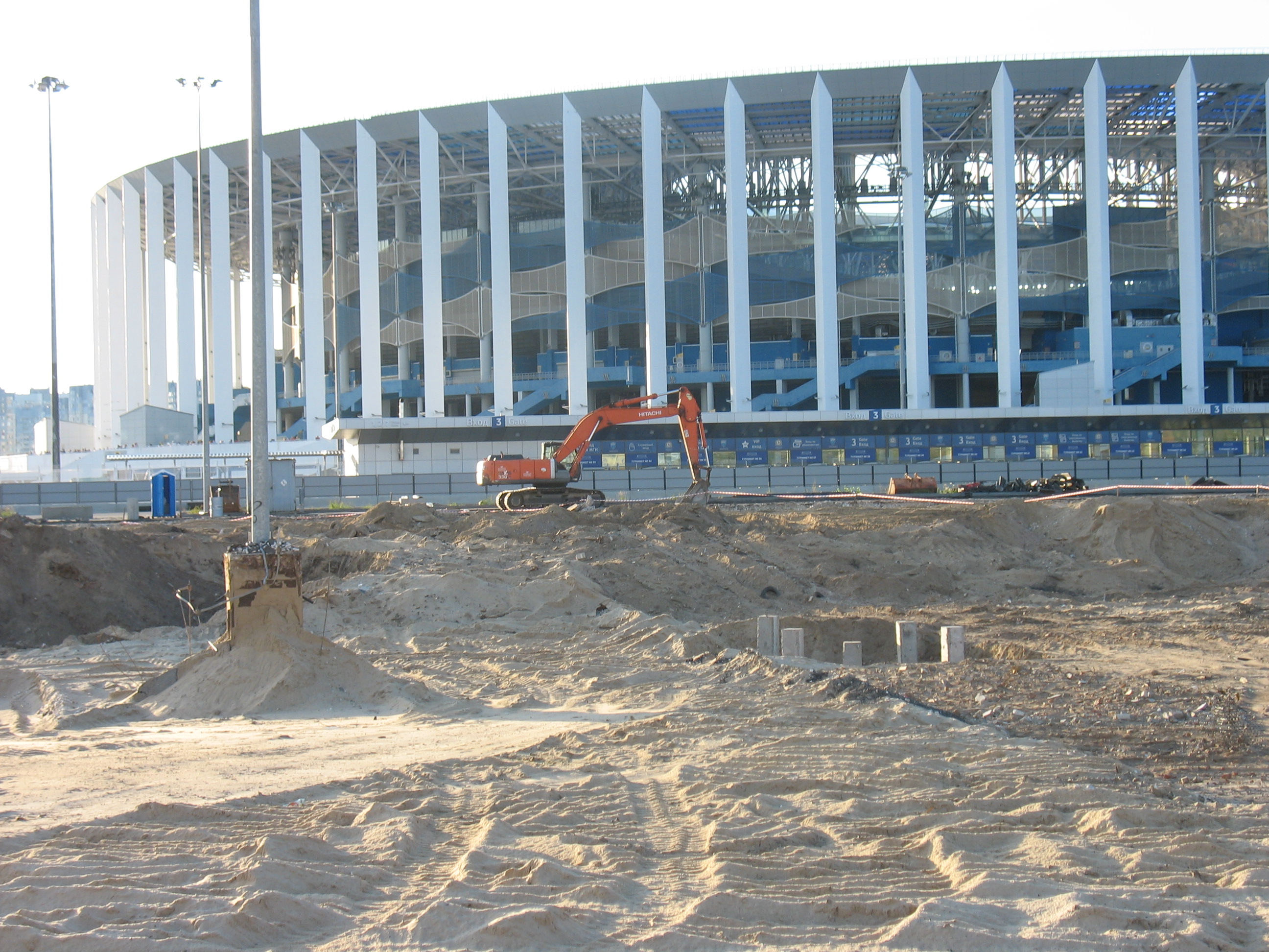 Строительство Ледовой арены на Стрелке планируется завершить к маю 2025 года
