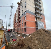 Ход строительства дома № 40У-4.3 в ЖК Вишневый сад -