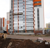 Ход строительства дома 55 в ЖК Дружный -