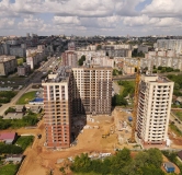 Ход строительства дома этап 1,2 в ЖК Леонов. Квартал Героев -