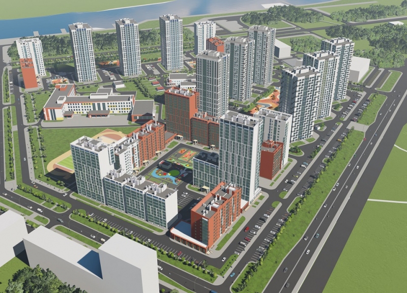 Дом литер 1, секция А,Б,В,Г в ЖК Новалэнд (Novaland) - фото 3