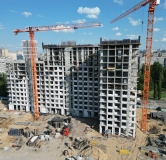 Ход строительства дома № 6.1 в ЖК Подкова на Волге -