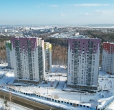 Ход строительства дома секция 1 в ЖК Кислород -